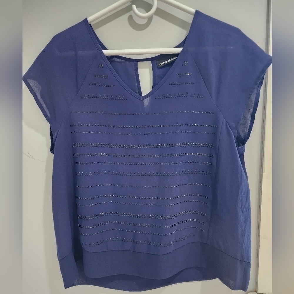 DKNY studded tee